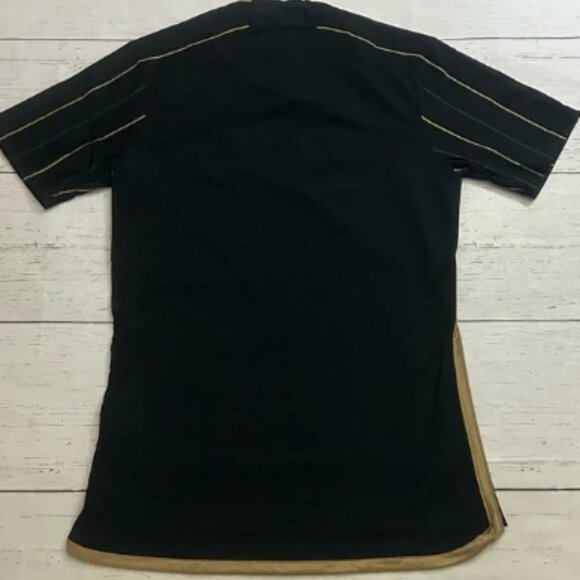Adidas LAFC 2024/25 Home Jersey Black Mens Size Medium Slim Fit HZ6218 - Picture 2 of 8